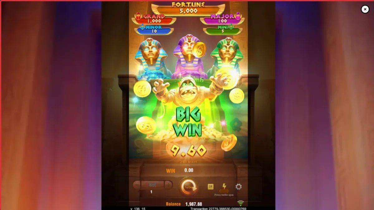 Tampilan visual slot 3 Tomb Keepers dengan tema makam Mesir kuno
